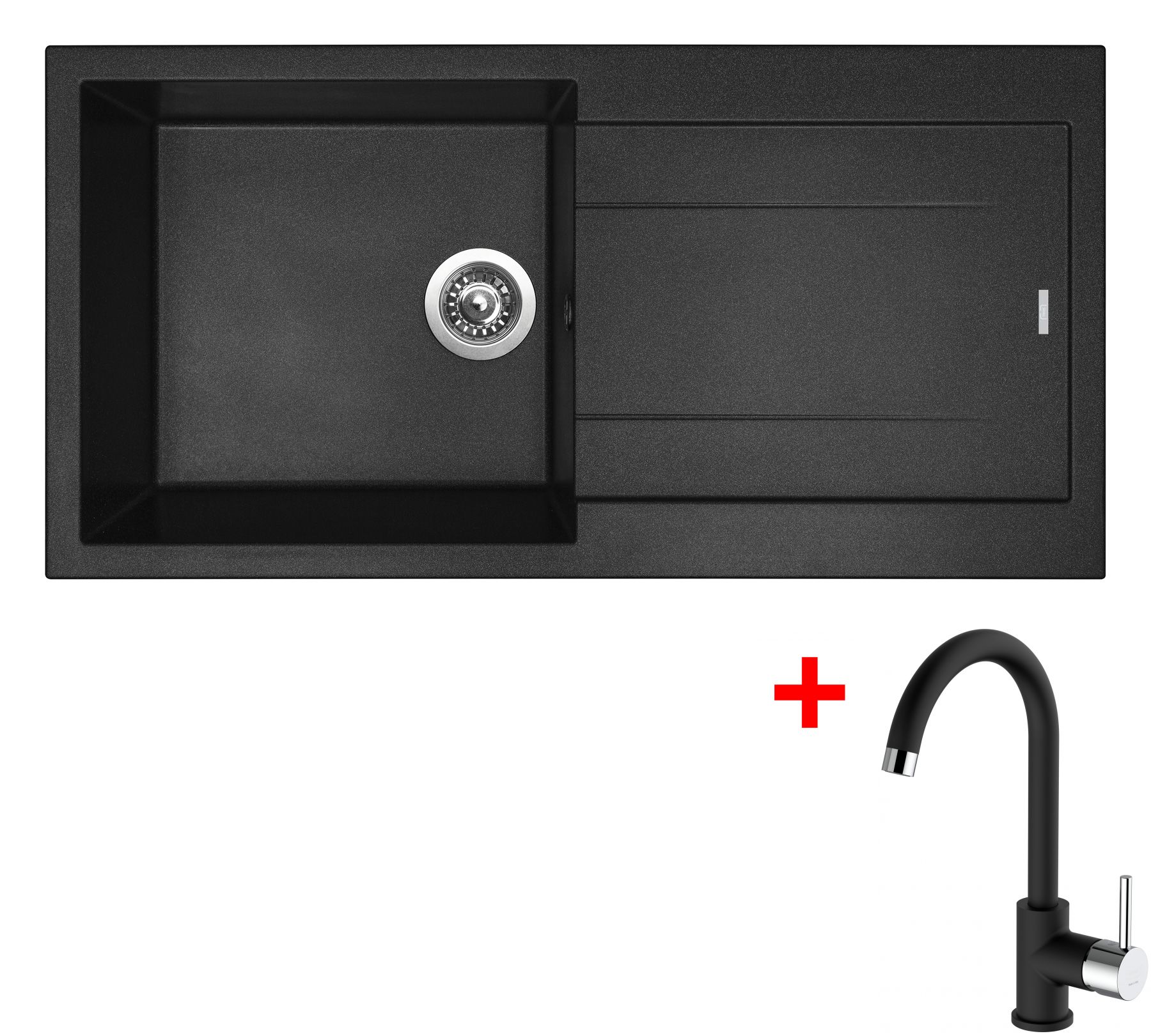 Sinks AMANDA 990 Nanoblack+MIX 35 Nanoblack