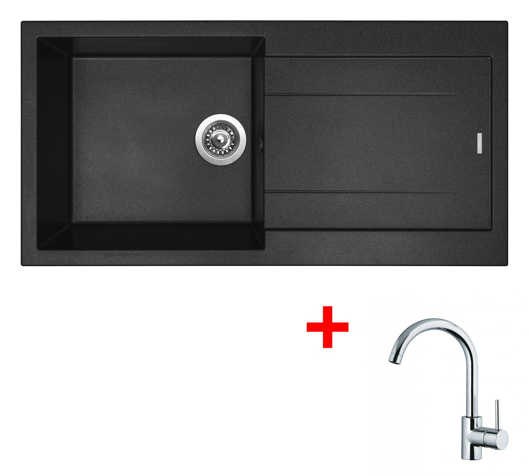 Sinks AMANDA 990 Nanoblack+MIX 35