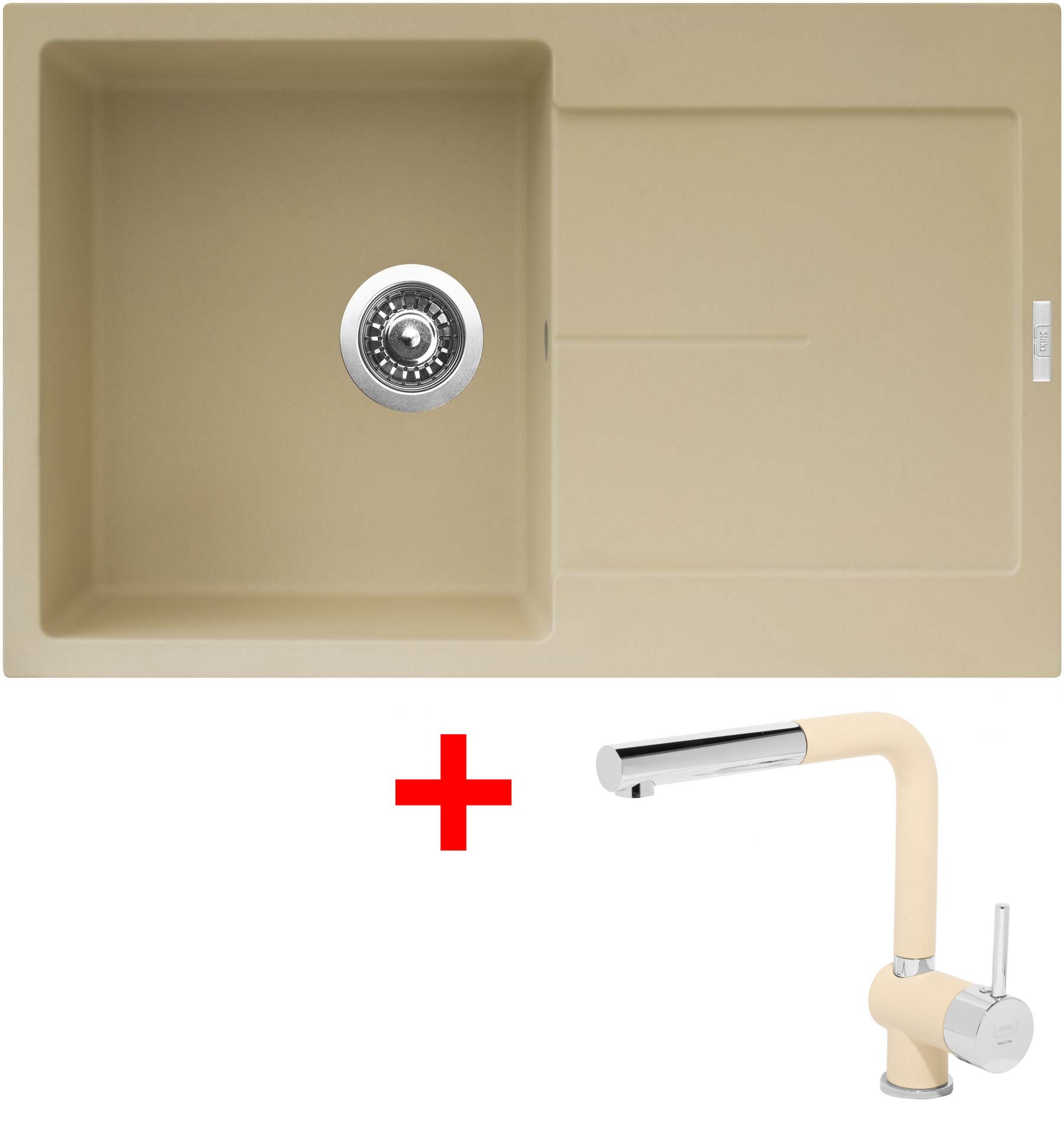 Sinks ULTIMA 790 Sahara + Mix 3 P GR